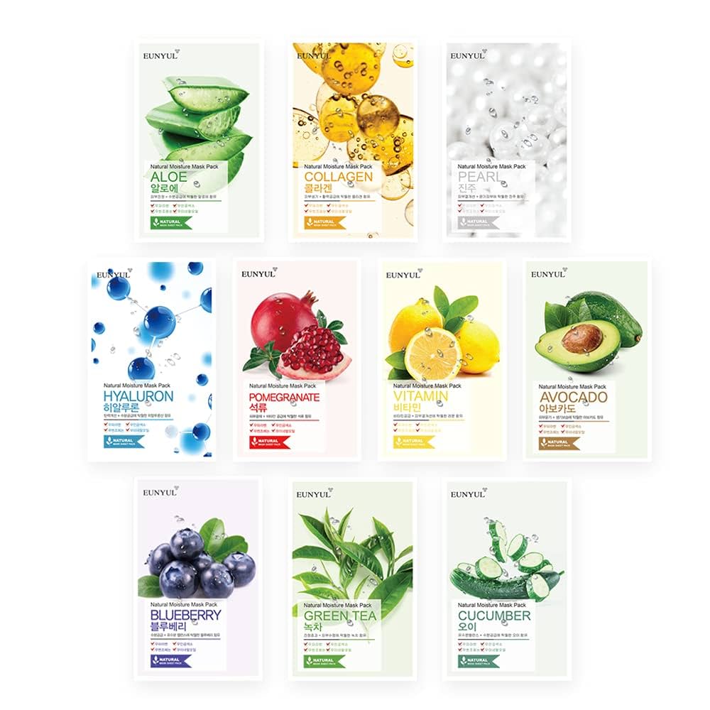 Amazon.com : EUNYUL [PACK OF 10] Natural Sheet Mask Pack 10